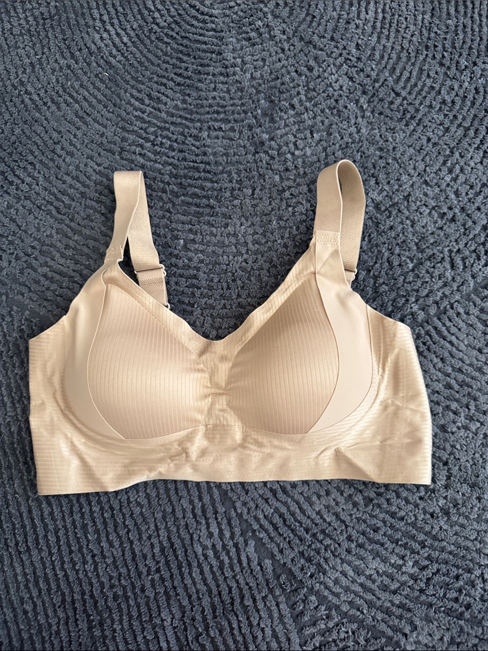 Everyday Smooth Nude Wireless Bra with Supportive Straps
